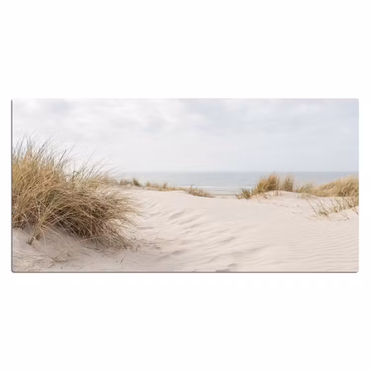 Wolken - Duinlandschap - Zand Muismat XXL klein -3d_leeg