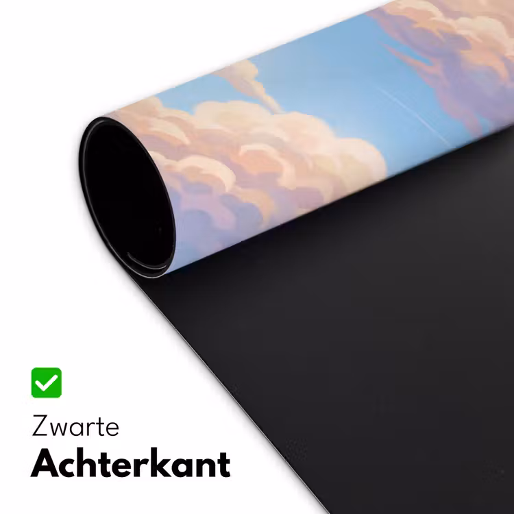 Wolken - Lucht - Natuur - Blauw Muismat XXL klein -sfeer2