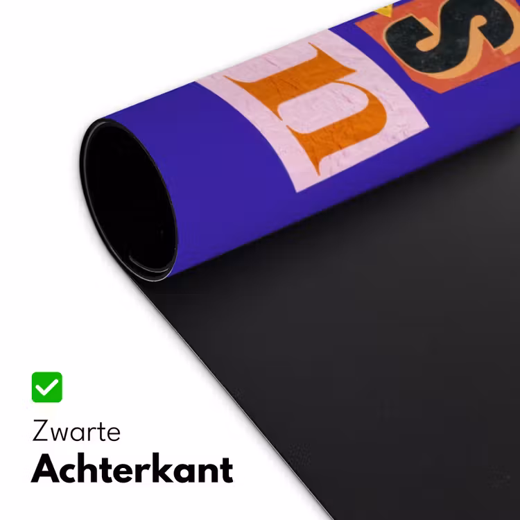 Yes fun - Kleurrijk - Collage-stijl Muismat XXL klein -sfeer2
