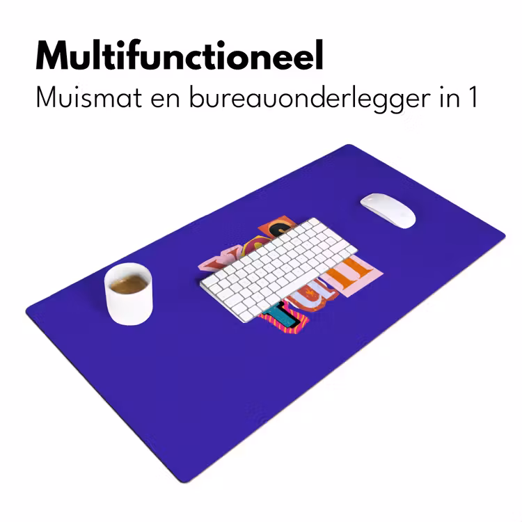 Yes fun - Kleurrijk - Collage-stijl Muismat XXL klein -sfeer4