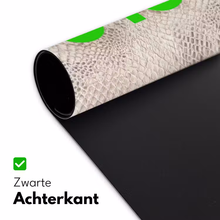 YOLO - Groen - Neon - Slangenprnt Muismat XXL klein -sfeer2