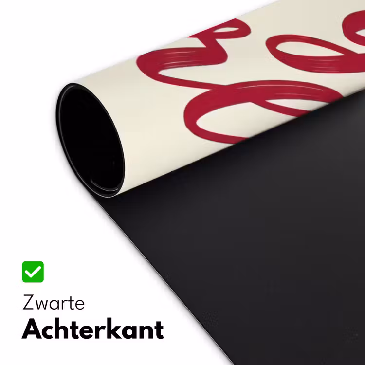 you go girl - Rood - Wit Muismat XXL klein -sfeer2