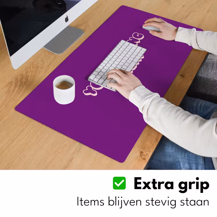 You're doing great - Paars - Bubble letters Muismat XXL klein -sfeer3