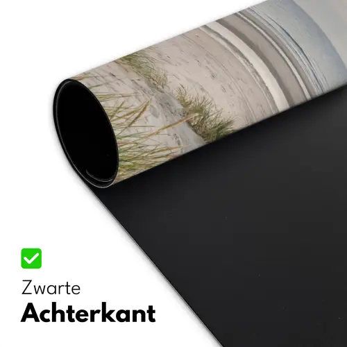 Zandstrand - Bewolkt - Duinen Muismat XXL klein -sfeer2
