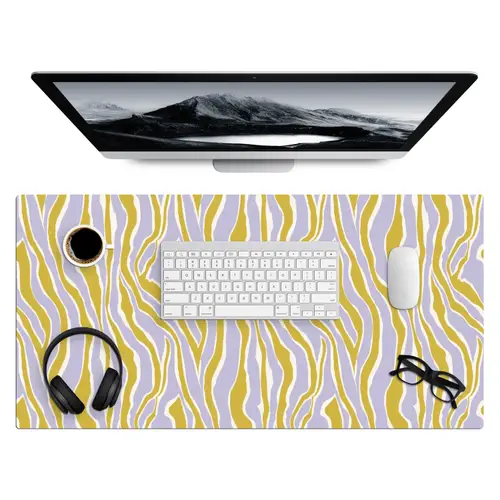 Zebra - Modern - Meerkleurig Muismat XXL klein 681 -3d