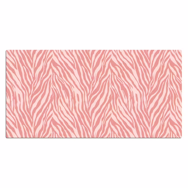 Zebra - Print - Roze Muismat XXL klein 681 -3d_leeg
