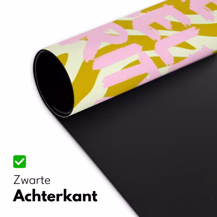 Zebraprint - Priority - Roze Muismat XXL klein -sfeer2