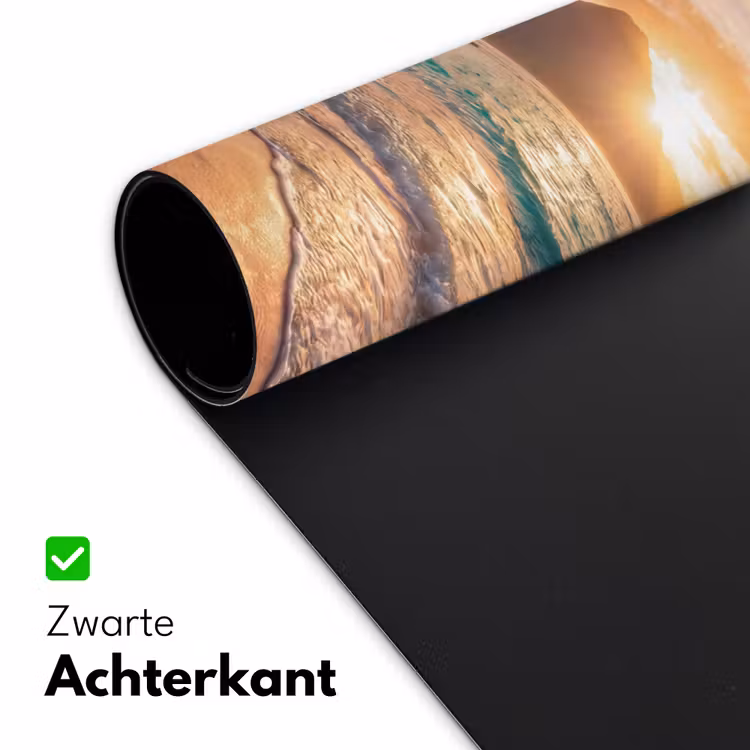 Zee - Berg - Landschap - Tropisch - Goud Muismat XXL klein -sfeer2