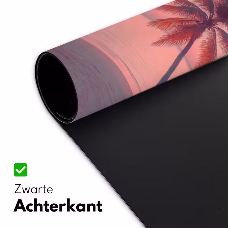 Zee - Boot - Zonsondergang Muismat XXL klein -sfeer2