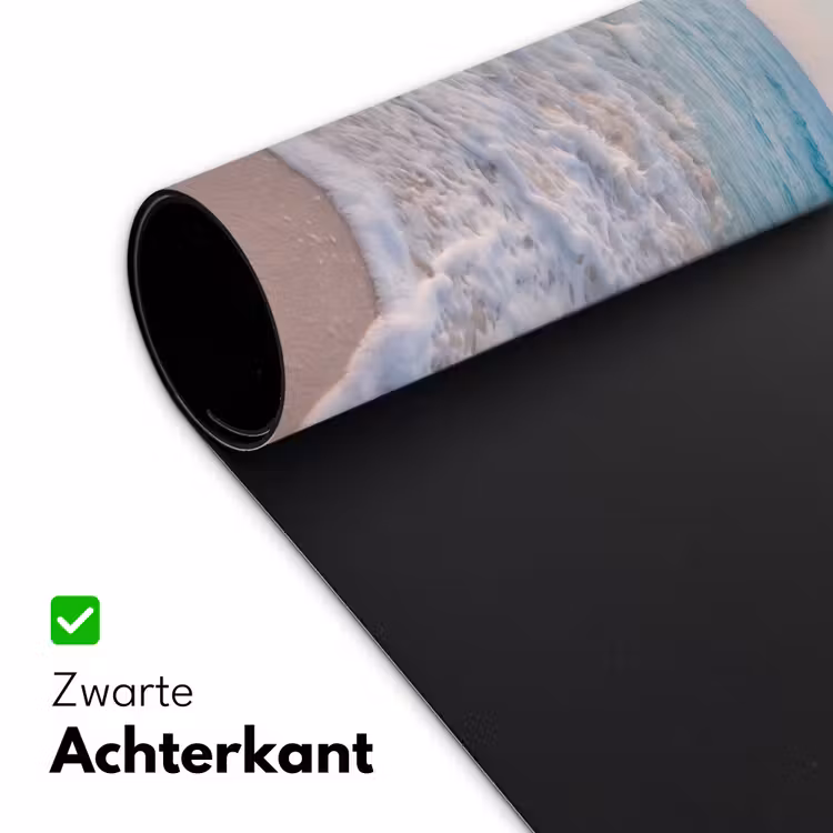 Zee - Golven - Strand - Natuur - Wit Muismat XXL klein -sfeer2