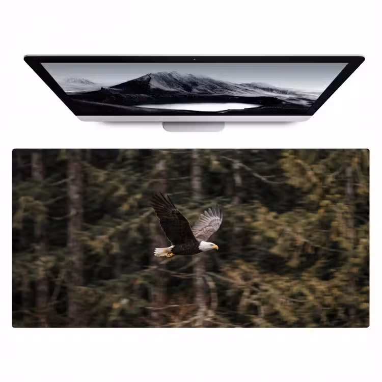 Zeearend - Vliegen - Bos - Natuur Muismat XXL klein -zzz3d