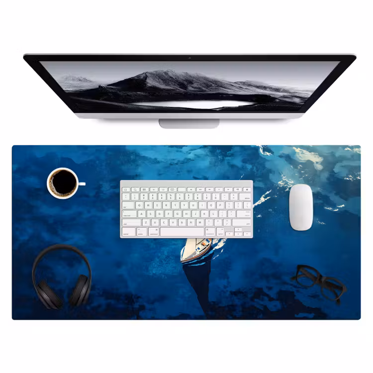 Zeilboot - Water - Abstract - Schaduw Muismat XXL klein -3d