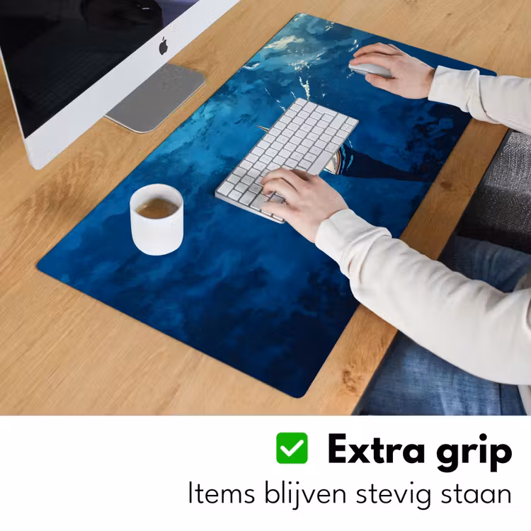 Zeilboot - Water - Abstract - Schaduw Muismat XXL klein -sfeer3