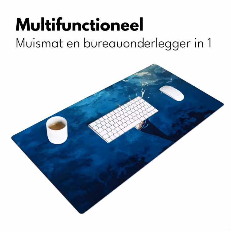 Zeilboot - Water - Abstract - Schaduw Muismat XXL klein -sfeer4