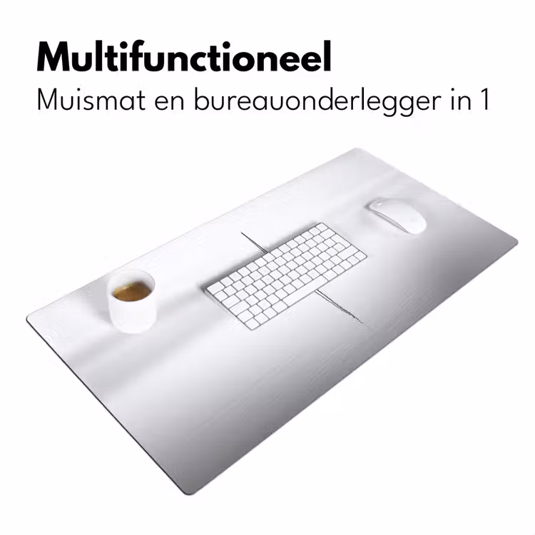 Zeilboot - Zwart - Water - Silhouet Muismat XXL klein -sfeer4