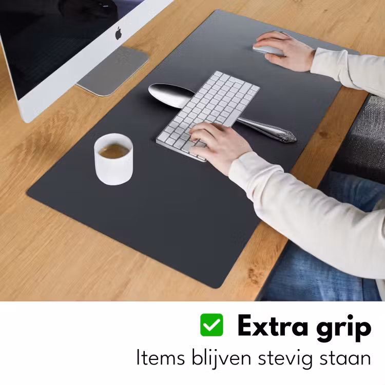 Zilver - Metaal - Lepel Muismat XXL klein -sfeer3