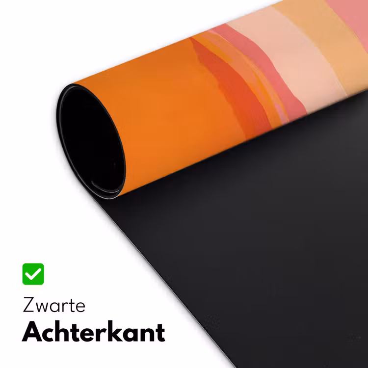 Zon - Abstract - Landschap - Oranje Muismat XXL klein -sfeer2