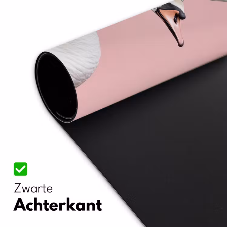 Zwaan - Koksmuts - Mooi - Klassiek Muismat XXL klein -sfeer2