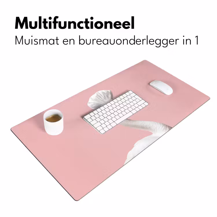 Zwaan - Koksmuts - Mooi - Klassiek Muismat XXL klein -sfeer4