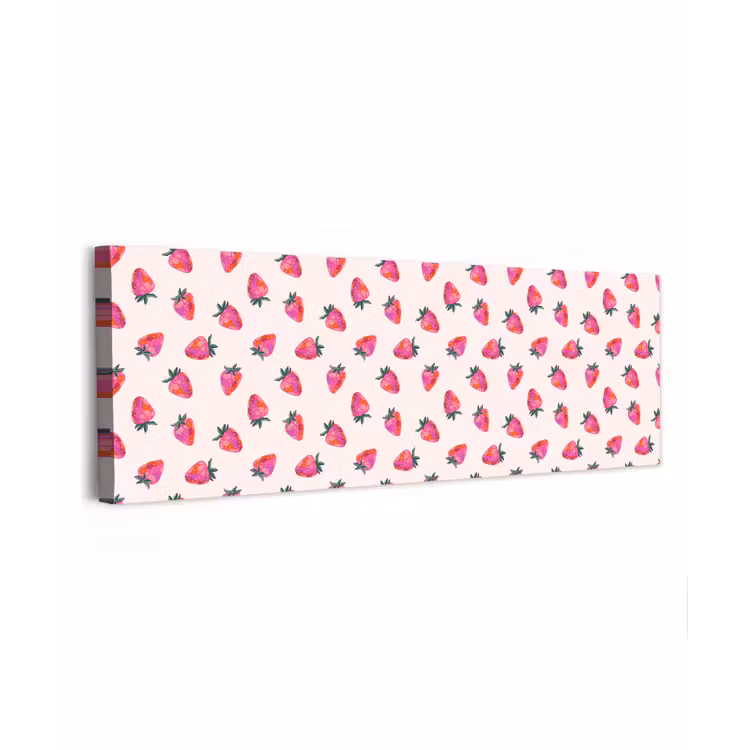Aardbeien - Rood - Roze - Patroon canvas 2cm klein 828 -z3d