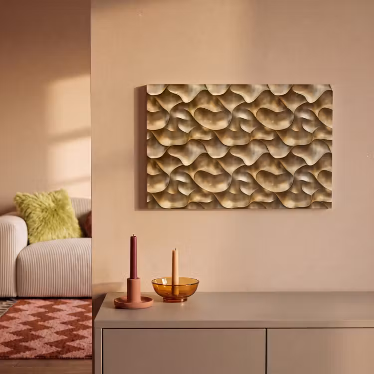 Abstract - Antiek - Goud canvas 2cm klein 34 -sfeer1