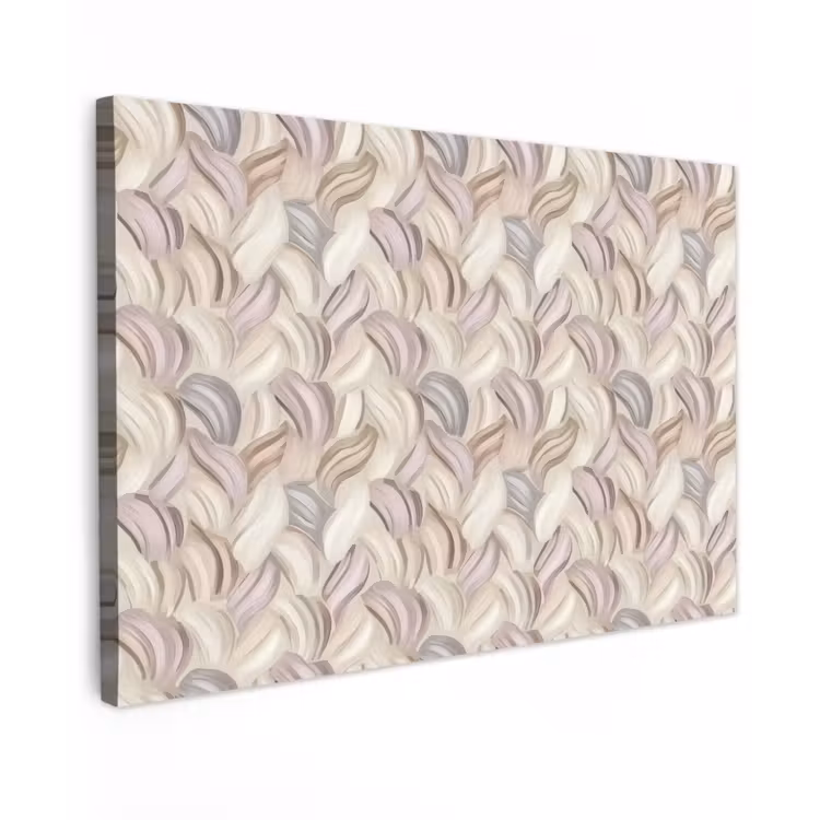 Abstract - Golvend - Pastel canvas 2cm klein 34 -z3d