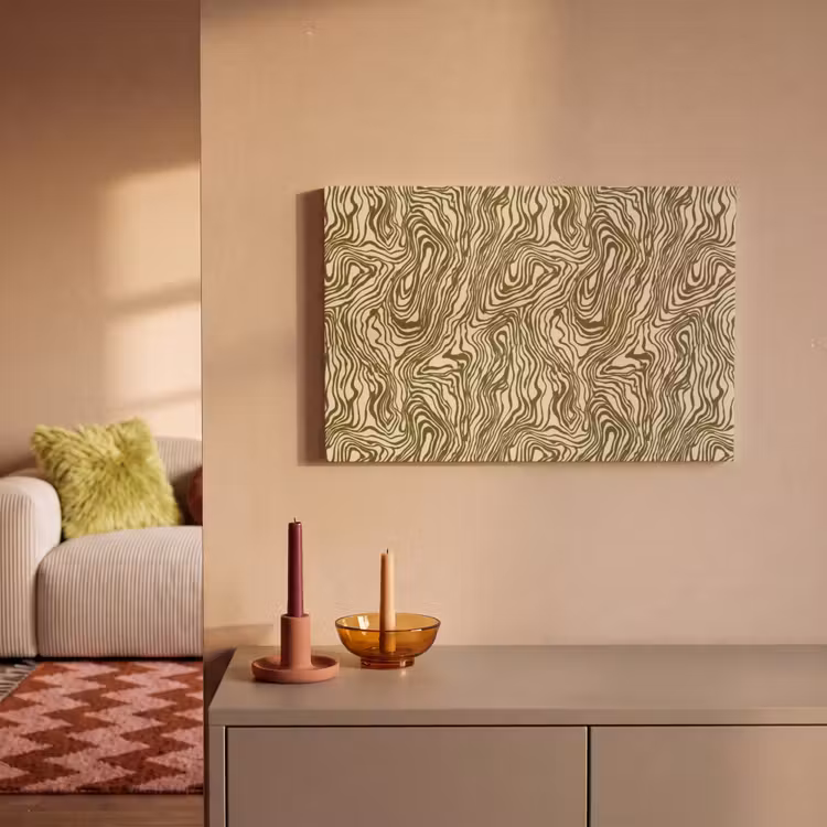 Abstract - Marmer - Groen canvas 2cm klein 34 -sfeer1