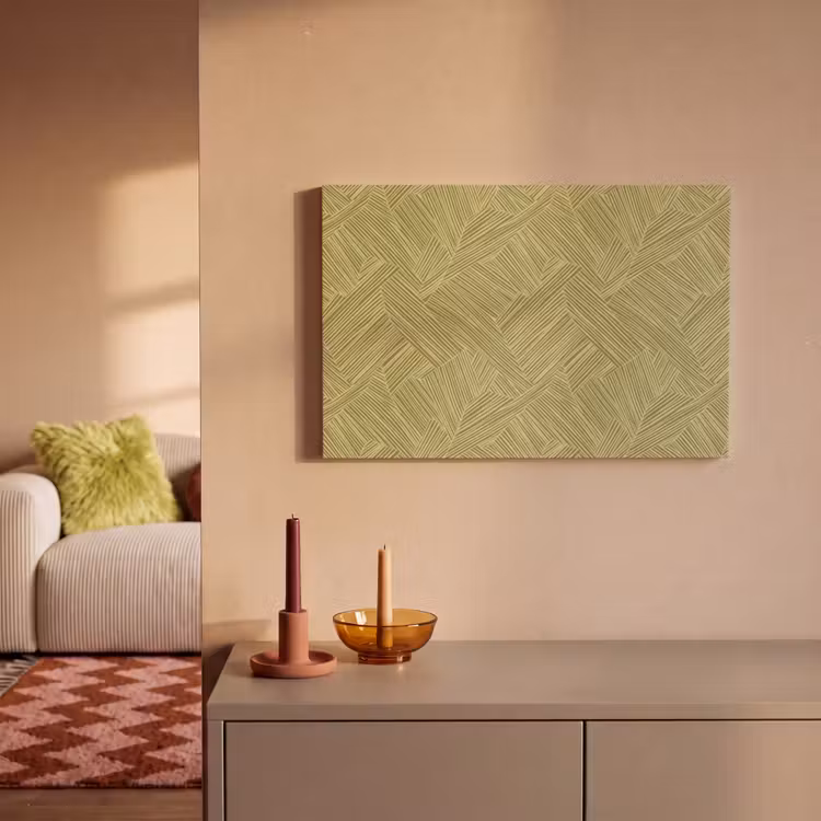 Abstract - Modern - Groen canvas 2cm klein 34 -sfeer1