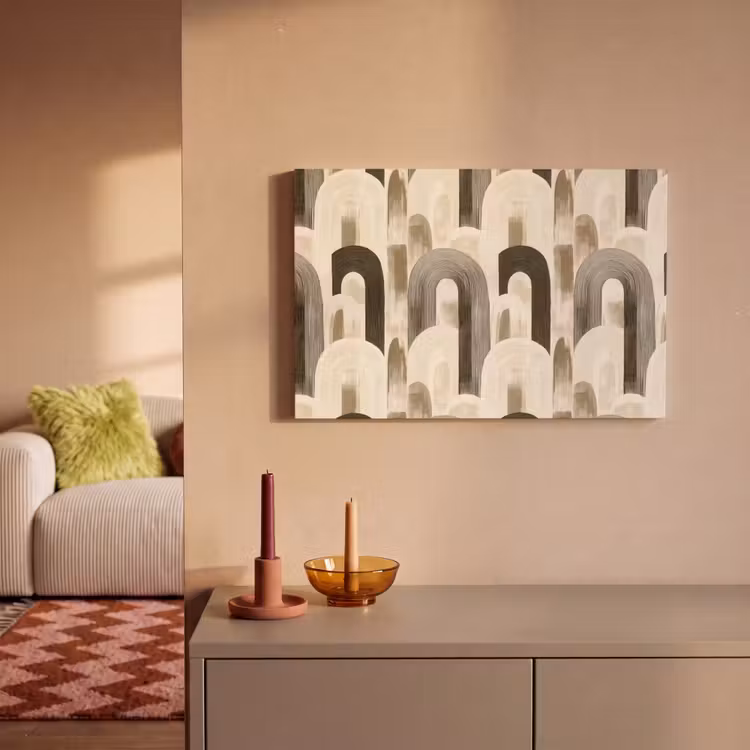 Abstract - Patroon - Bogen canvas 2cm klein 34 -sfeer1