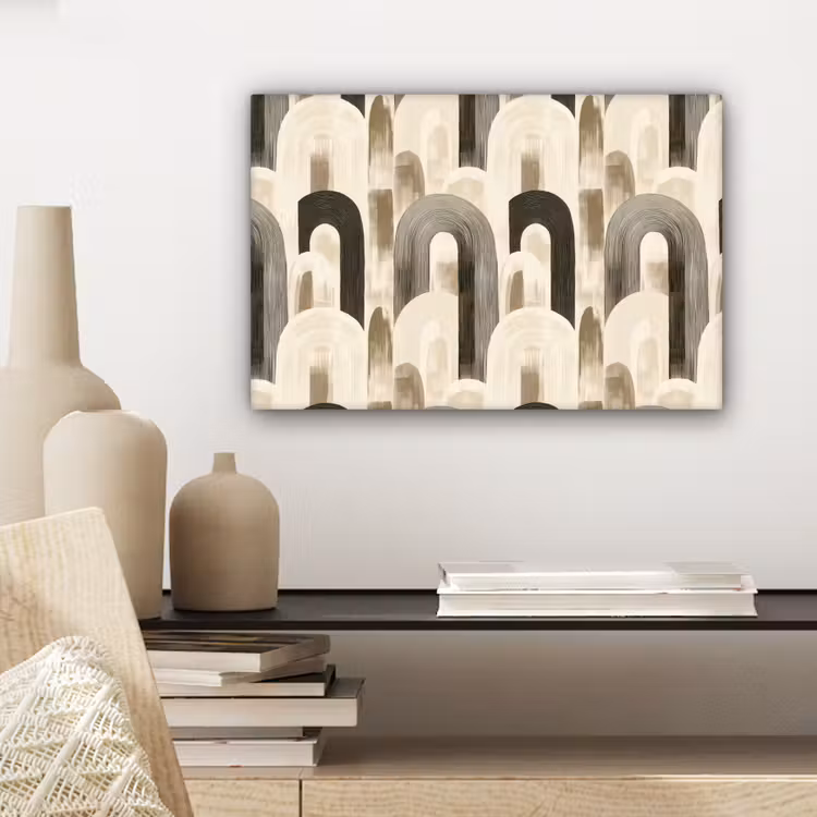 Abstract - Patroon - Bogen canvas 2cm klein 34 -sfeer6