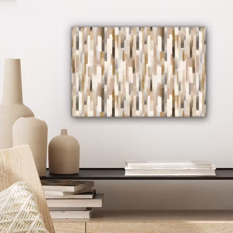 Abstract - Patroon - Kwaststreken canvas 2cm klein 34 -sfeer6
