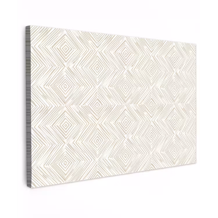 Abstract - Ruiten - Beige canvas 2cm klein 34 -z3d