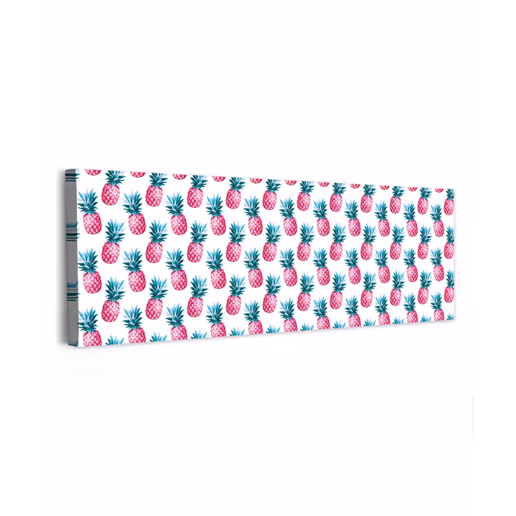 Ananas - Roze - Wit canvas 2cm klein 828 -z3d