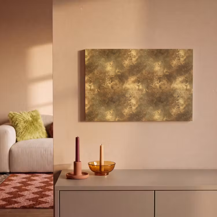 Antiek - Metaallook - Goud canvas 2cm klein 34 -sfeer1