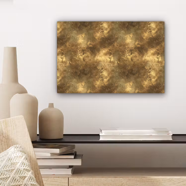 Antiek - Metaallook - Goud canvas 2cm klein 34 -sfeer6