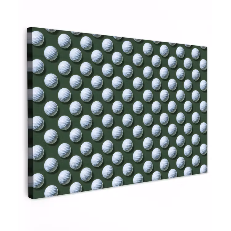 Ballen - Golf - Groen canvas 2cm klein 34 -z3d
