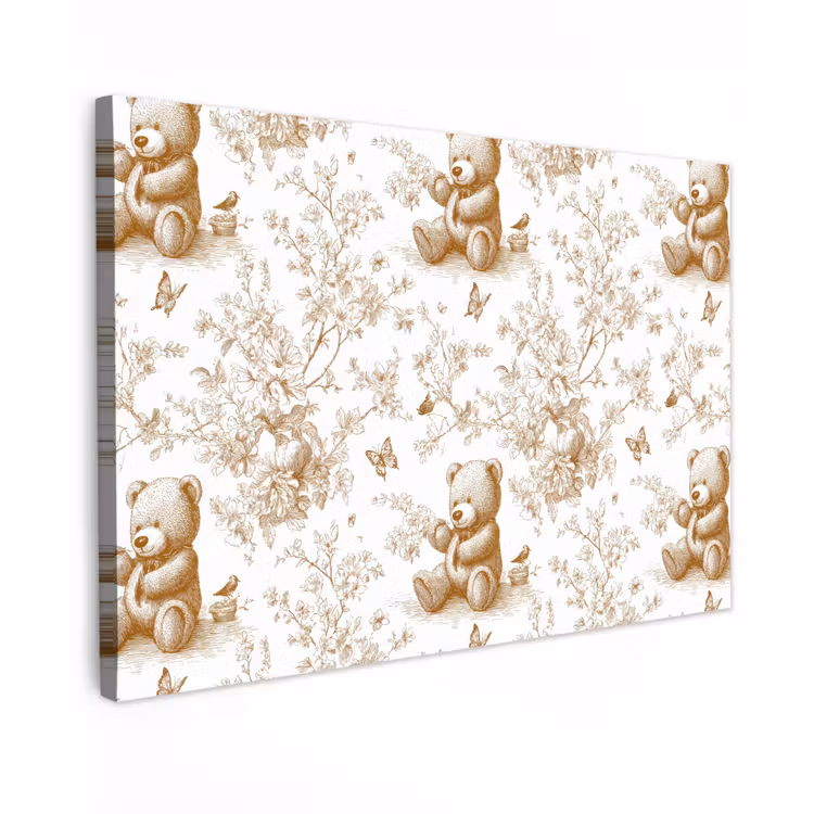 Beer - Tijdloos - Bruin canvas 2cm klein 34 -z3d