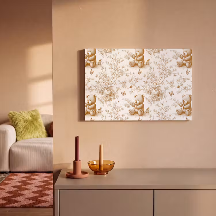 Beer - Tijdloos - Bruin canvas 2cm klein 34 -sfeer1