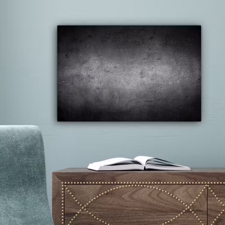 Beton - Grijs - Retro - Cement - Textuur canvas 2cm klein -sfeer4