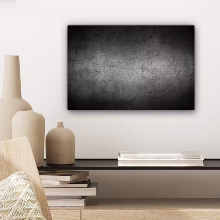 Beton - Grijs - Retro - Cement - Textuur canvas 2cm klein -sfeer6
