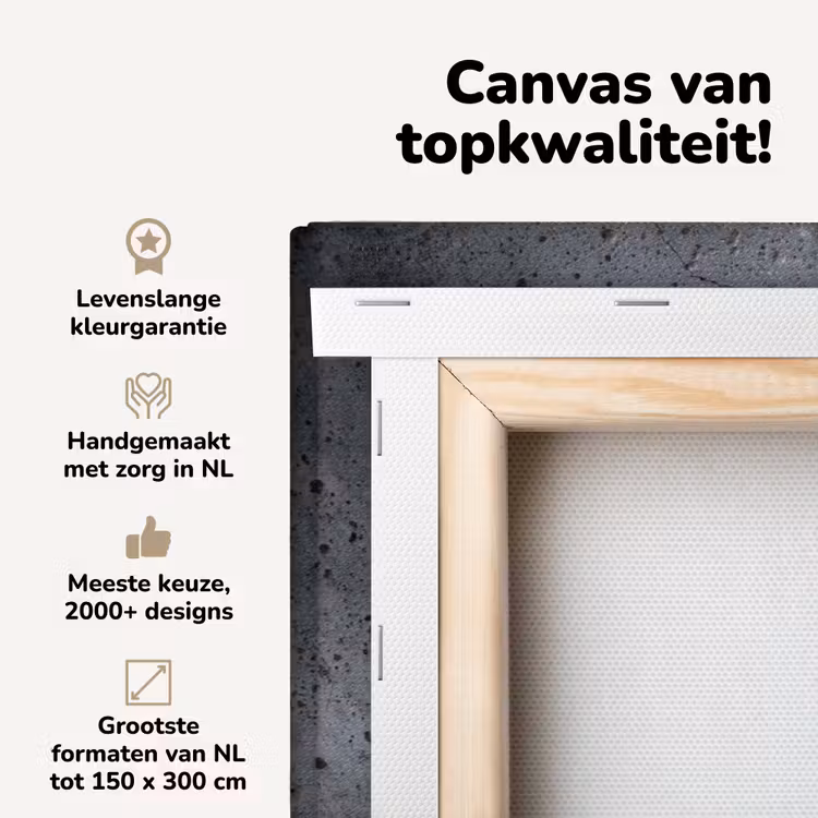 Beton - Grijs - Scheur canvas 2cm middel -zzzsfeer2_topdoek