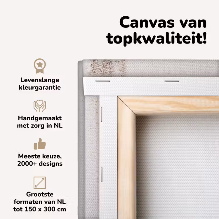 Beton - Muur - Wit canvas 2cm middel -zzzsfeer2_topdoek
