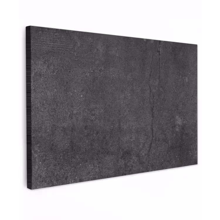 Beton - Zwart - Grijs - Rustiek - Industrieel canvas 2cm klein -z3d