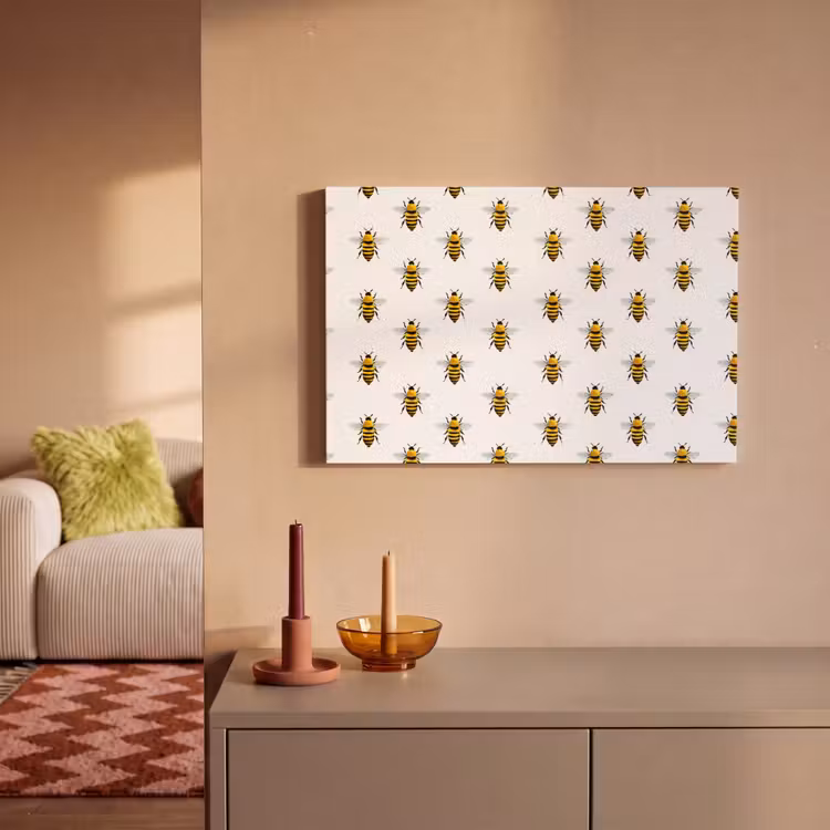 Bijen - Tijdloos - Wit canvas 2cm klein 34 -sfeer1