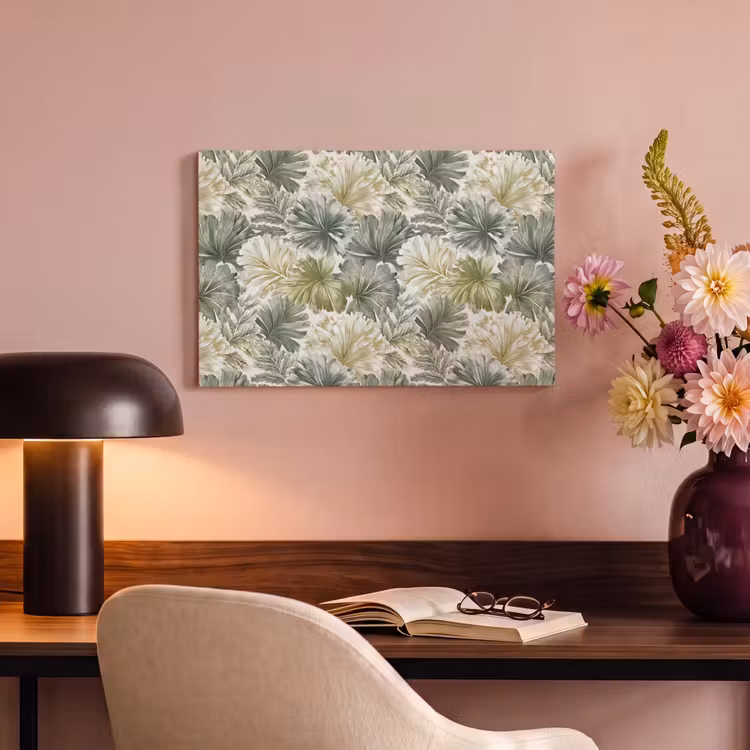 Bladeren - Botanisch - Groen canvas 2cm klein 34 -sfeer4