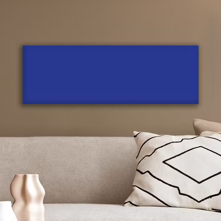 Blauw - Effen kleur - Donkerblauw canvas 2cm klein 828 -sfeer3