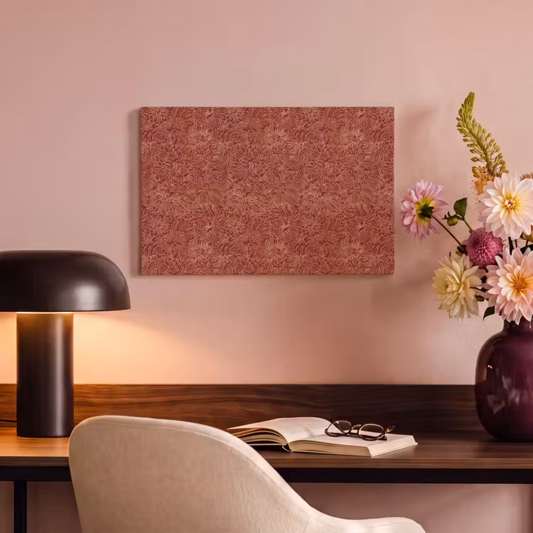 Bloemen - Motief - Rood canvas 2cm klein 34 -sfeer4