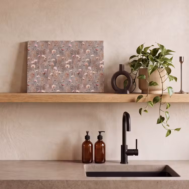 Bloemen - Wild - Pastel canvas 2cm klein 34 -sfeer3