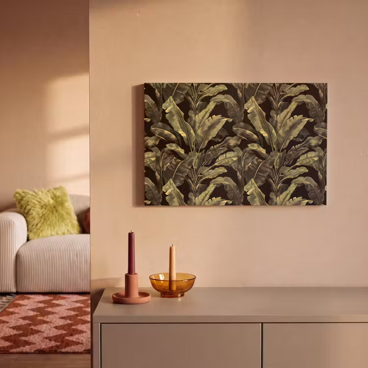 Botanisch - Bladeren - Groen canvas 2cm klein 34 -sfeer1