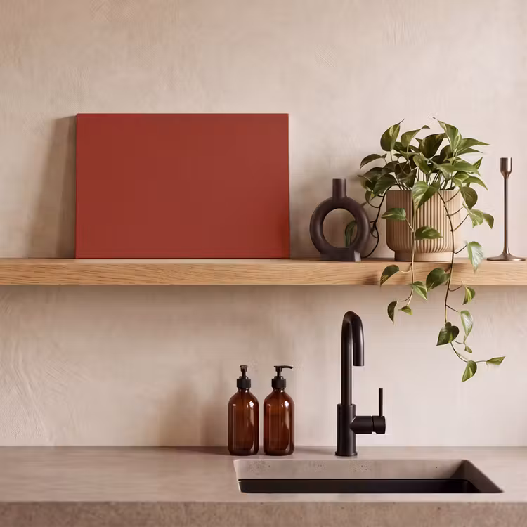 Burnt - Copper - Rood canvas 2cm klein 34 -sfeer3